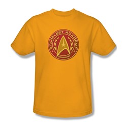 Star Trek - Command Adult T-Shirt In Gold