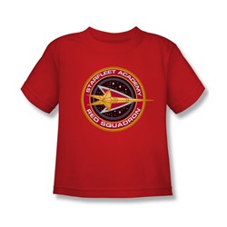 Star Trek - Red Squadron Juvee T-Shirt In Red