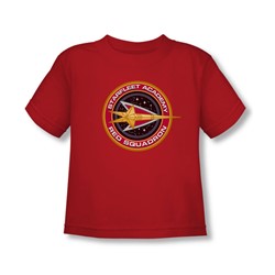 Star Trek - Red Squadron Toddler T-Shirt In Red