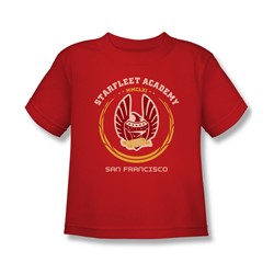 Star Trek - Academy Heraldry Juvee T-Shirt In Red