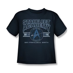 Star Trek - Starfleet Academy, Earth Juvee T-Shirt In Navy