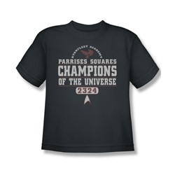 Star Trek - Champions Big Boys T-Shirt In Charcoal