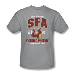 Star Trek - Sfa Fighting Phoenix Adult T-Shirt In Silver