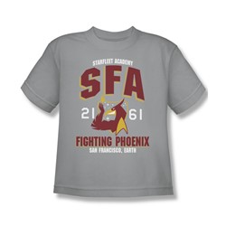 Star Trek - Sfa Fighting Phoenix Big Boys T-Shirt In Silver