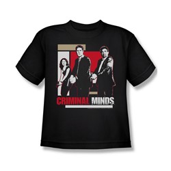 Criminal Minds - Guns Drawn Big Boys T-Shirt In Black