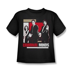Criminal Minds - Guns Drawn Juvee T-Shirt In Black