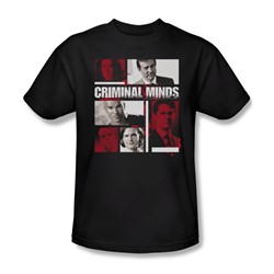 Criminal Minds - Character Boxes Adult T-Shirt In Black