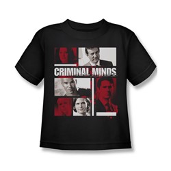Criminal Minds - Character Boxes Juvee T-Shirt In Black
