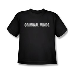 Criminal Minds - Criminal Minds Logo Big Boys T-Shirt In Black