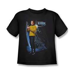 Star Trek: The Original Series - Galactic Kirk Juvee T-Shirt In Black