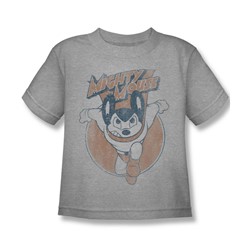 Mighty Mouse - Flying With Purpose Juvee T-Shirt In Heather
