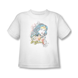 Wonder Woman - Wonder Scroll Toddler T-Shirt In White