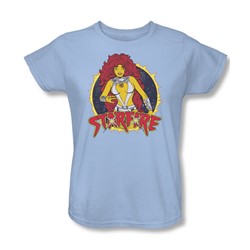 Dc Comics - Starfire Womens T-Shirt In Light Blue