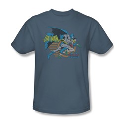 Batman - Duo Adult T-Shirt In Slate