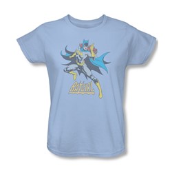 Batgirl - See Ya Womens T-Shirt In Light Blue