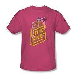 Dc Originals - Lois Lane Adult T-Shirt In Hot Pink