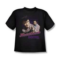 Elvis - Heartbreak Hotel Big Boys T-Shirt In Black