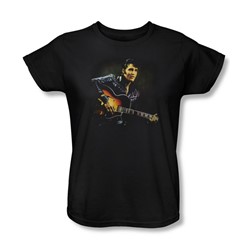 Elvis - 1968 Womens T-Shirt In Black