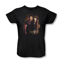 Farscape - Wanted Womens T-Shirt In Black