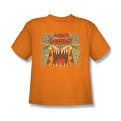 Garfield - From The Depths Big Boys T-Shirt In Orange
