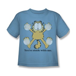 Garfield - Stuck Juvee T-Shirt In Carolina Blue