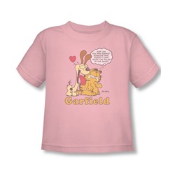 Garfield - Can't Win Toddler T-Shirt In Pink
