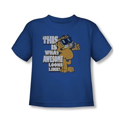 Garfield - Awesome Toddler T-Shirt In Royal