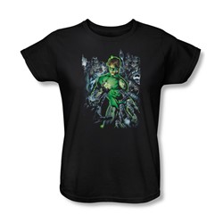 Green Lantern - Surrounded By Death Womens T-Shirt In Black