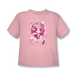 Helmet Girls - Unwavering Hearts Toddler T-Shirt In Pink