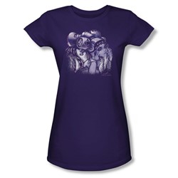 Helmet Girls - Tomoko Juniors T-Shirt In Purple