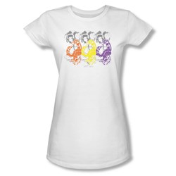 Helmet Girls - Tri Boa Scarf Juniors T-Shirt In White
