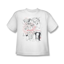 Helmet Girls - Mechanical Big Boys T-Shirt In White