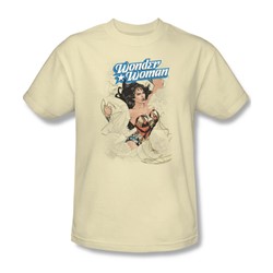 Justice League - Ww #14 Cover Adult T-Shirt In Cream