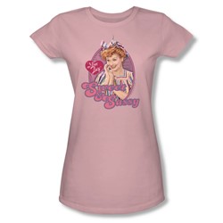 I Love Lucy - Sweet & Sassy Juniors T-Shirt In Pink