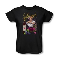 I Love Lucy - Bitter Grapes Womens T-Shirt In Black