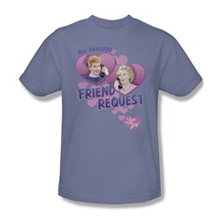 I Love Lucy - Friend Request Adult T-Shirt In Lavender
