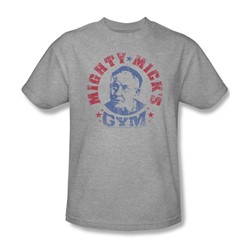 Rocky - Mighty Mick's Gym Adult T-Shirt In Heather