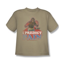 Rocky - I Predict Pain Big Boys T-Shirt In Sand