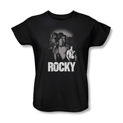 Rocky - Making Of A Champ Womens T-Shirt In Black