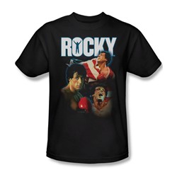 Rocky - I Did It Adult T-Shirt In Black