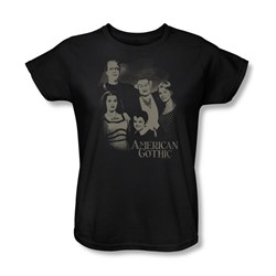 The Munsters - American Gothic Womens T-Shirt In Black