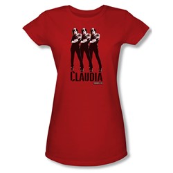 Warehouse 13 - Claudia Juniors T-Shirt In Red