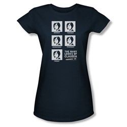 Warehouse 13 - Many Looks Juniors T-Shirt In Navy