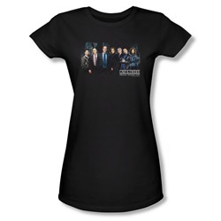 Law & Order: Special Victim's Unit - Svu Cast Juniors T-Shirt In Black