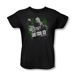 Law & Order: Special Victim's Unit - I'Ll Kill Ya Womens T-Shirt In Black
