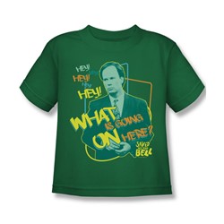 Saved By The Bell - Mr. Belding Juvee T-Shirt In Kelly Green
