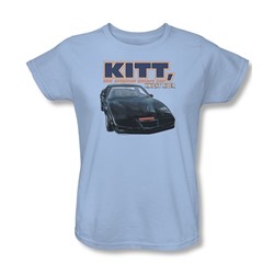 Knight Rider - Original Smart Car Womens T-Shirt In Light Blue