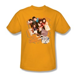 Saved By The Bell - It's All Right Adult T-Shirt In Gold