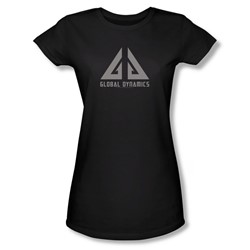 Eureka - Global Dynamic Logo Juniors T-Shirt In Black