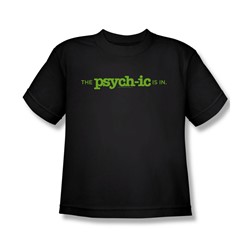 Psych - The Psychic Is In Big Boys T-Shirt In Black